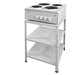 Картинка Настольная плитка Лысьва ПЭН 40 М (со стеллажом, белый)