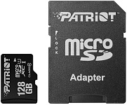Картинка Карта памяти Patriot 128Gb PSF128GMCSDXC10 с адаптером Class 10