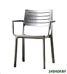 Картинка Стул садовый KETER Metaline 247276 (серебристый)