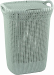 Картинка Корзина Curver Knit 228411 (57л, пыльно-голубой)