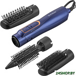 Картинка Фен-щетка Endever Aurora-501 (синий/золото)