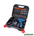 Картинка Дрель-шуруповерт Edon CF-1201 (с 2-мя АКБ, кейс, набор оснастки)