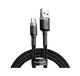 Картинка Кабель Baseus CATKLF-BG1 1.0м (серый/черный)