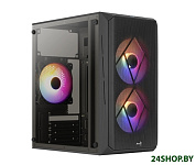 Картинка Корпус AeroCool CS-107-A-BK-v2 (черный)