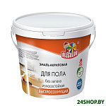Картинка Эмаль Olecolor Акриловая для пола 1 кг (золотистый)