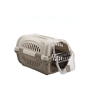 Картинка Переноска для животных Georplast Rhino 10569 (серый, бежевый)