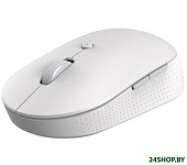 Картинка Мышь Xiaomi Mi Dual Mode Wireless Mouse Silent Edition (белый)