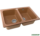 Картинка Кухонная мойка Gerhans C02 (терракотовый)