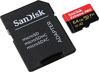 Картинка Карта памяти SanDisk Extreme Pro 64Gb SDSQXCY-064G-GN6MA