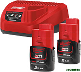 M12 M12NRG-202 4933459209 (2 x 12В/2 Ач + 12В)