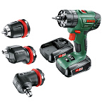 Картинка Дрель-шуруповерт Bosch AdvancedImpact 18 QuickSnap (два аккумулятора) 06039A3401