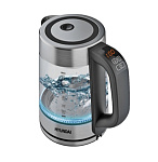 Картинка Чайник электрический Hyundai HYK-G4600 (прозрачный/черный)