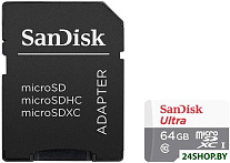 Картинка Карта памяти SanDisk SDSQUNR-064G-GN3MA