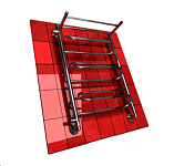 Картинка Полотенцесушитель Двин TFW 60x50 (выход слева)