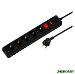 Картинка Удлинитель Юпитер JP8501-11 3м (черный)