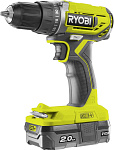 Картинка Дрель-шуруповерт Ryobi R18DD2-220S 5133003821 (с 2-мя АКБ, сумка)