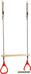 Ring Trapeze with Plastic Rings PP10 (красный)