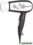 Картинка Фен StarWind SHT4417 (темно-коричневый/белый)