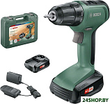 Картинка Дрель-шуруповерт Bosch UniversalDrill 18 06039C8005 (с 2-мя АКБ, кейс)