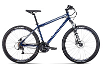 Картинка Велосипед Forward Sporting 27.5 3.0 disc р.19 2021 (синий)