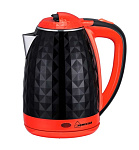 Картинка Электрочайник HOMESTAR HS-1015 (черно-красный)