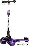 Картинка Трехколесный самокат Novatrack Rainbow Basic Black New 120BB.RAINBOW.BVT22 (фиолетовый)