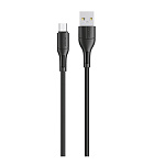 Картинка Кабель Usams U68 1.0м (SJ502USB01) (черный)
