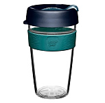 Картинка Многоразовый стакан KeepCup Original L Clear Borealis 454мл (темно-зеленый)