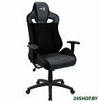 Картинка Кресло AeroCool Earl Steel Blue (черный/синий)