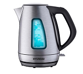 Картинка Чайник электрический Hyundai HYK-S3609 (серебристый/черный)