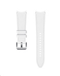 Картинка Ремешок Samsung Hybrid Leather для Samsung Galaxy Watch4 (20 мм, M/L, белый) (ET-SHR89LWEGR