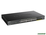 Картинка Коммутатор D-Link DGS-1250-28XMP/A1A