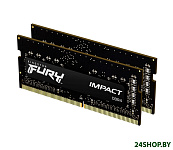 Картинка Оперативная память Kingston FURY Impact 2x8GB DDR4 SODIMM PC4-21300 KF426S15IBK2/16