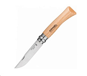 Картинка Нож туристический OPINEL №7 / 000654 (нержавеющая сталь, бук, блистер)