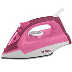 Картинка Утюг электрический Delta DL-755 белый с розовым