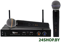 Картинка Микрофонная система беспроводная Ritmix RWM-221 black