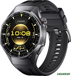 Watch GT 6 Pro 46 мм (черный, с черным силиконовым ремешком, международная версия)