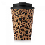 Картинка Многоразовый стакан Walmer Corky Leopard W24350004 350мл (пробковый)