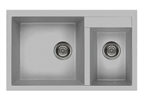 Картинка Кухонная мойка Elleci Quadra 440 Aluminium M79