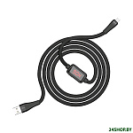 Картинка Кабель Hoco S4 microUSB (черный)