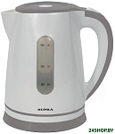 Картинка Электрочайник SUPRA KES-1822 white/grey