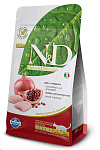 Картинка Сухой корм для кошек Farmina N and D Low Grain Cat Chicken and Pomegranate Neutered (1,5 кг