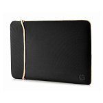 Картинка Чехол HP Reversible Sleeve 15.6 (черный/золотой)