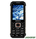 Картинка Кнопочный телефон Maxvi T12 (черный)