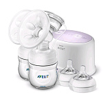 Картинка Двойной электронный молокоотсос PHILIPS AVENT Ultra Comfort Double SCF334/31