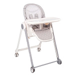 Картинка Стульчик для кормления Happy Baby Berny Basic New (light grey)