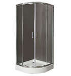 Картинка Душевой уголок BelBagno UNO-195-R-2-80-C-Cr (прозрачное стекло)