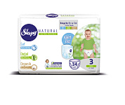 Sleepy Natural Jumbo Pack [3]Midi-34 Детские подгузники-трусики, 34 шт