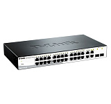 Картинка Настраиваемый коммутатор D-Link DES-1210-28/C2A