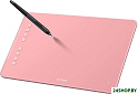 Графический планшет XP-Pen Deco 01 V2 (розовый)